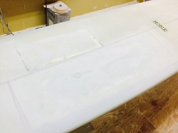 surfboard repair polyester remake fabric hobie 3